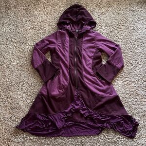 Women's Purple Hooded Sweatshirt